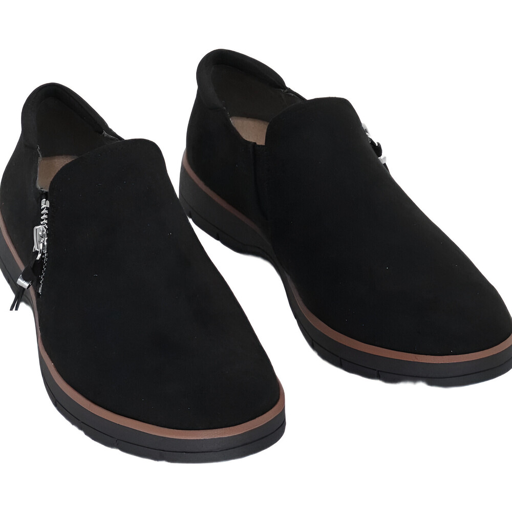 Dr. Scholls Nice Day Now Slip On Shoe Black Microfiber Size 9M